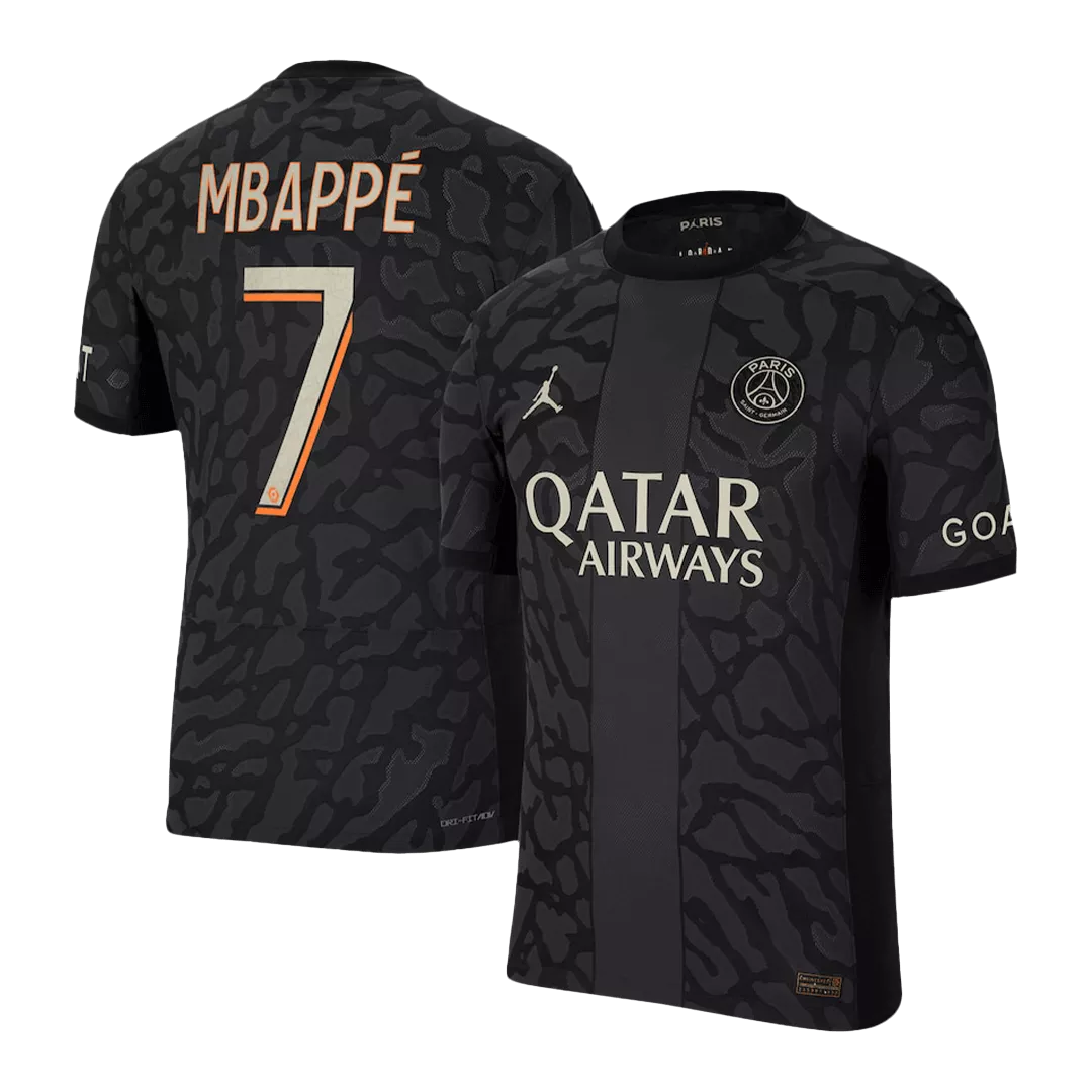 Authentic MBAPPÉ #7 PSG Football Shirt Third Away 2023/24