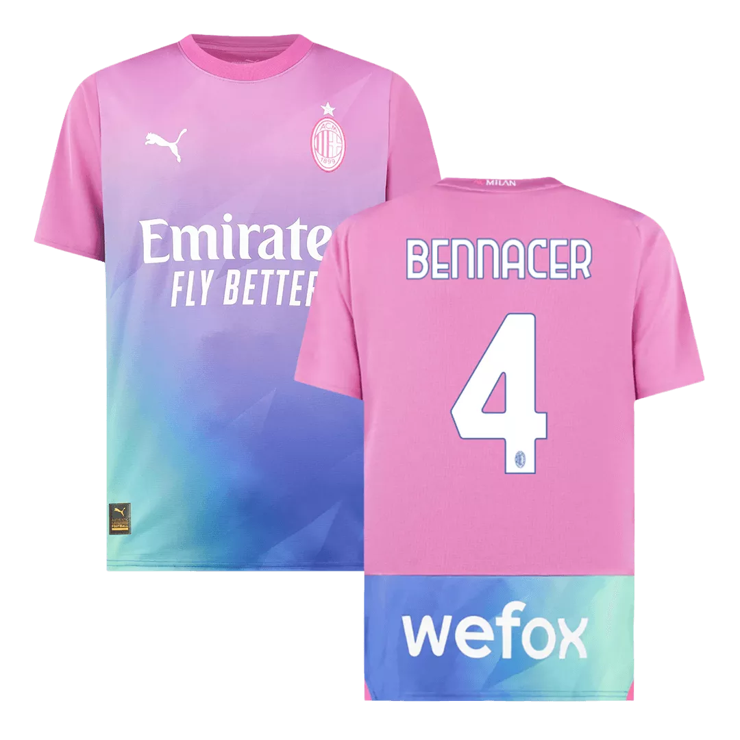 BENNACER #4 AC Milan Football Shirt Third Away 2023/24