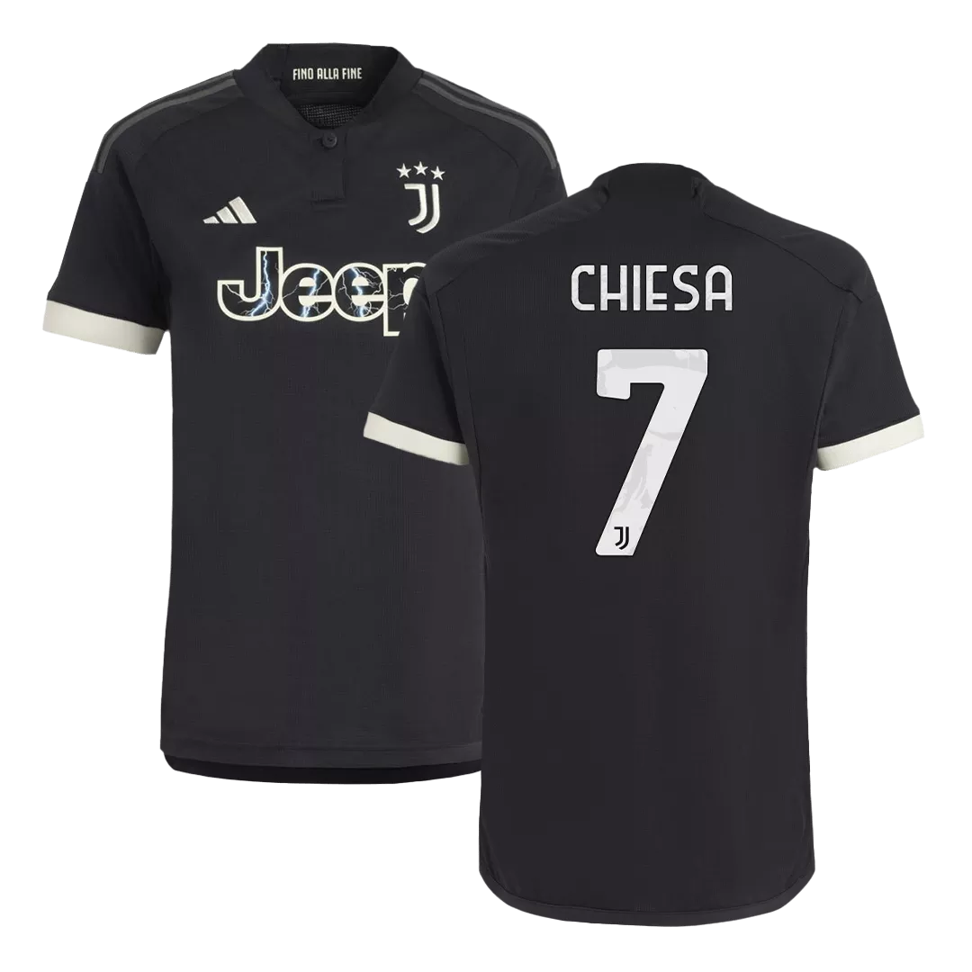 CHIESA #7 Juventus Football Shirt Third Away 2023/24