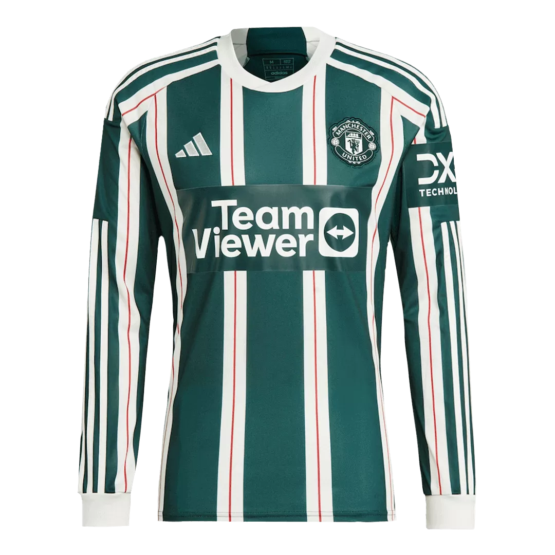 Manchester United Long Sleeve Football Shirt Away 2023/24