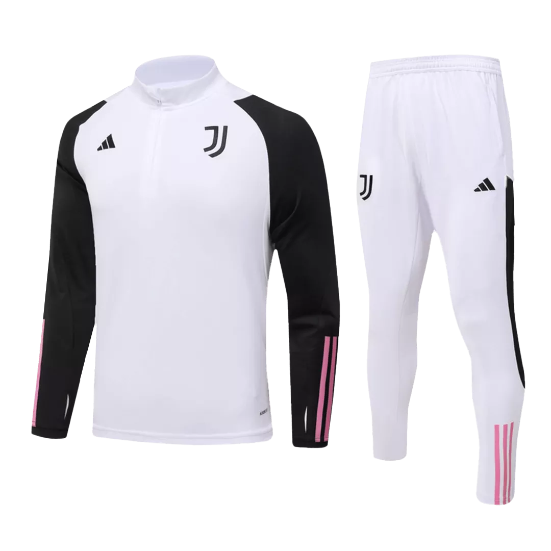 Kid's Juventus Zipper Sweatshirt Kit(Top+Pants) 2023/24