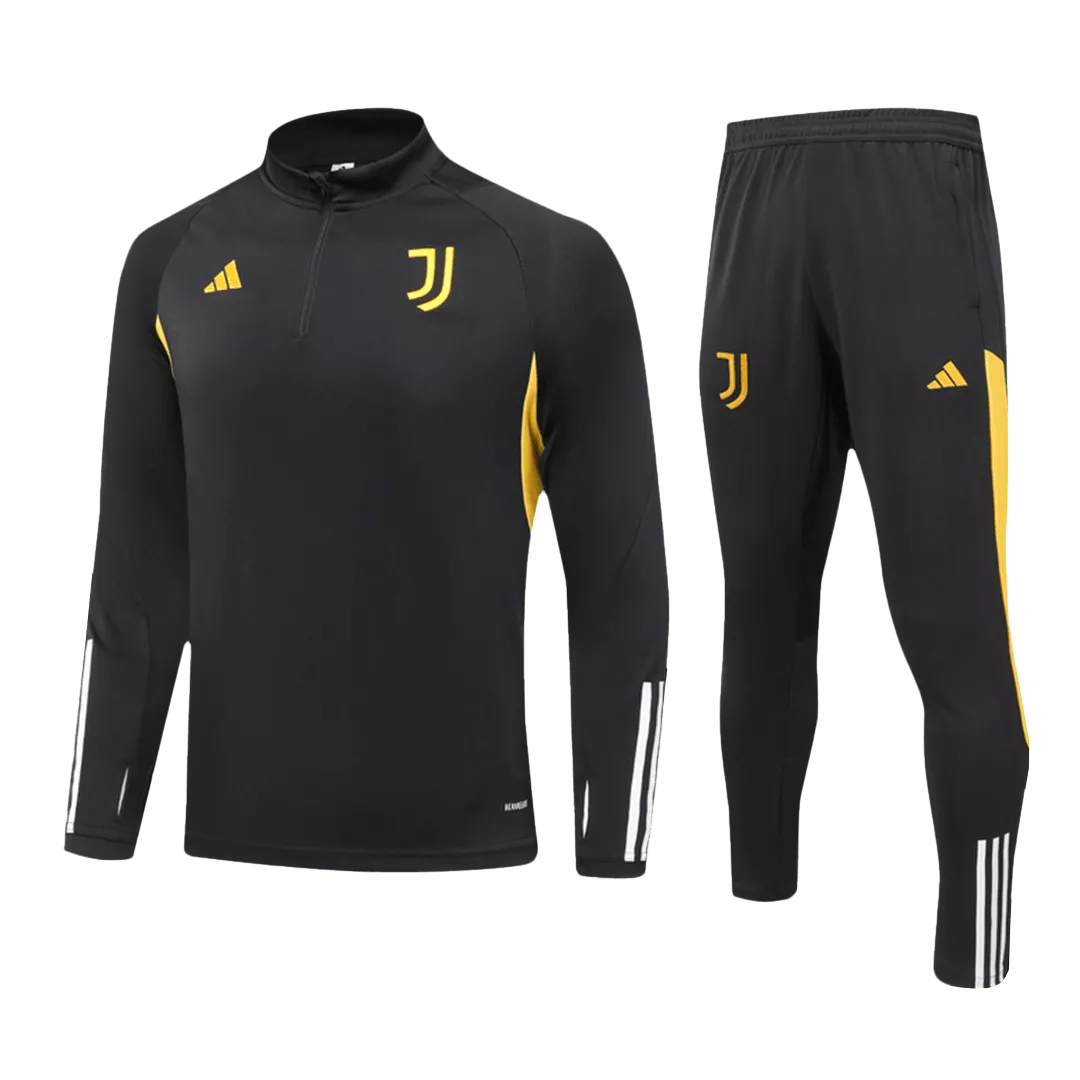 Kid's Juventus Zipper Sweatshirt Kit(Top+Pants) 2023/24