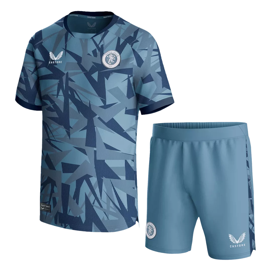 Aston Villa Football Mini Kit (Shirt+Shorts) Third Away 2023/24