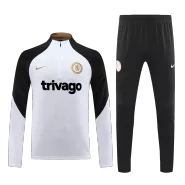 Chelsea Zipper Sweatshirt Kit(Top+Pants) 2023/24 - bestfootballkits