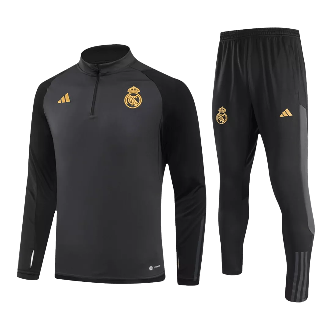Real Madrid Zipper Sweatshirt Kit(Top+Pants) 2023/24