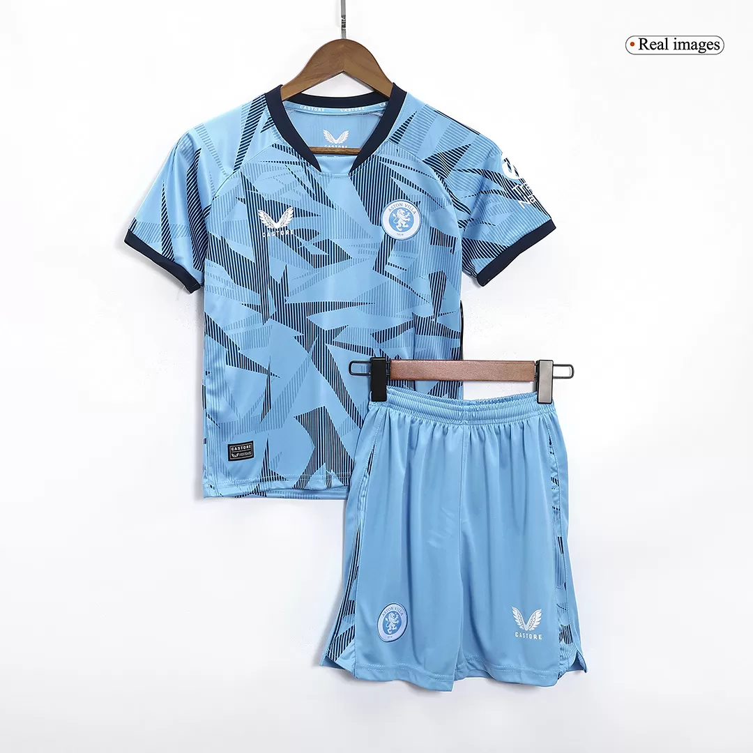 Aston Villa Football Mini Kit (Shirt+Shorts) Third Away 2023/24 - bestfootballkits