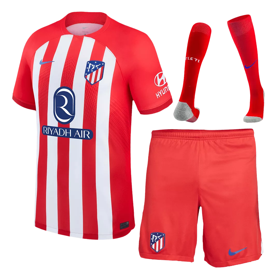 Atletico Madrid Football Kit (Shirt+Shorts+Socks) Home 2023/24