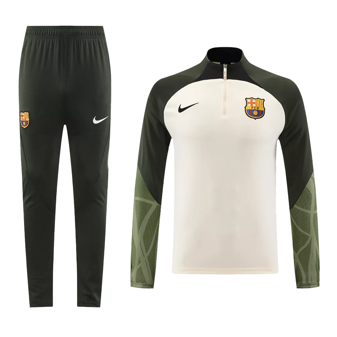 Barcelona Zipper Sweatshirt Kit(Top+Pants) 2023/24