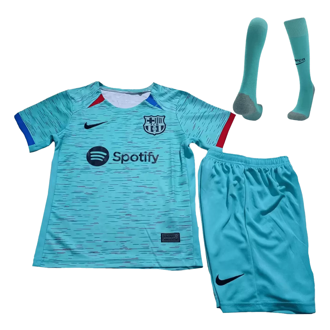 Barcelona Football Mini Kit (Shirt+Shorts+Socks) Third Away 2023/24