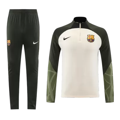 Barcelona Zipper Sweatshirt Kit(Top+Pants) 2023/24 - bestfootballkits