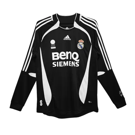 Real Madrid Classic Football Shirt Away Long Sleeve 2006/07 - bestfootballkits