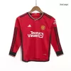 Manchester United Football Mini Kit (Shirt+Shorts) Home Long Sleeve 2023/24 - bestfootballkits