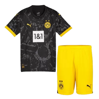 Borussia Dortmund Football Mini Kit (Shirt+Shorts) Away 2023/24 - bestfootballkits