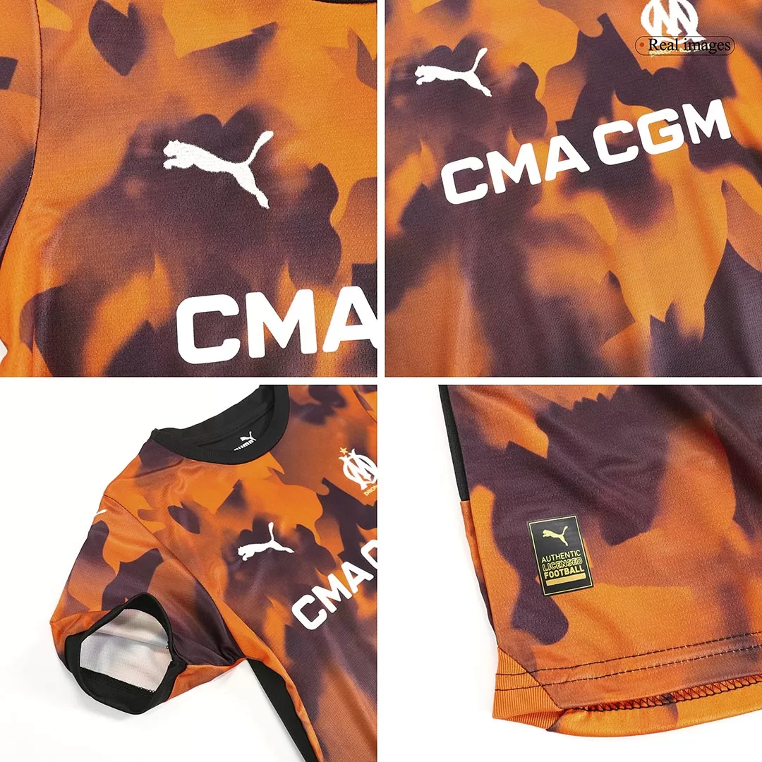Marseille Football Mini Kit (Shirt+Shorts) Third Away 2023/24 - bestfootballkits