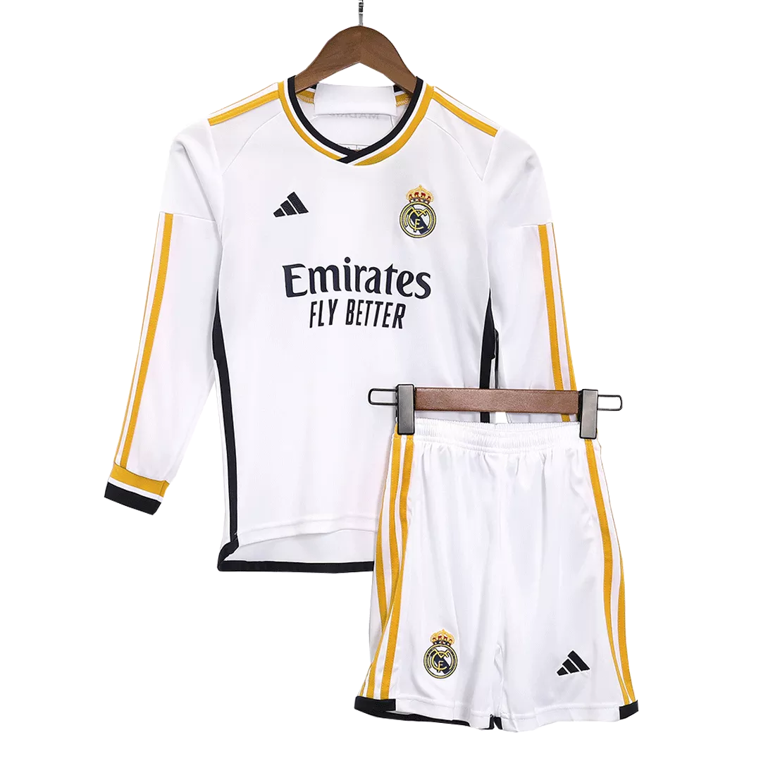 Real Madrid Football Mini Kit (Shirt+Shorts) Home Long Sleeve 2023/24