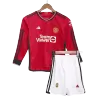 Manchester United Football Mini Kit (Shirt+Shorts) Home Long Sleeve 2023/24 - bestfootballkits