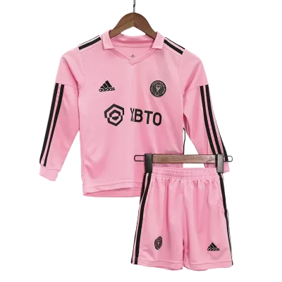 Inter Miami CF Football Mini Kit (Shirt+Shorts) Home Long Sleeve 2023/24 - bestfootballkits