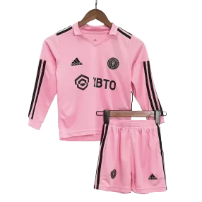 Inter Miami CF Football Mini Kit (Shirt+Shorts) Home Long Sleeve 2023/24 - bestfootballkits