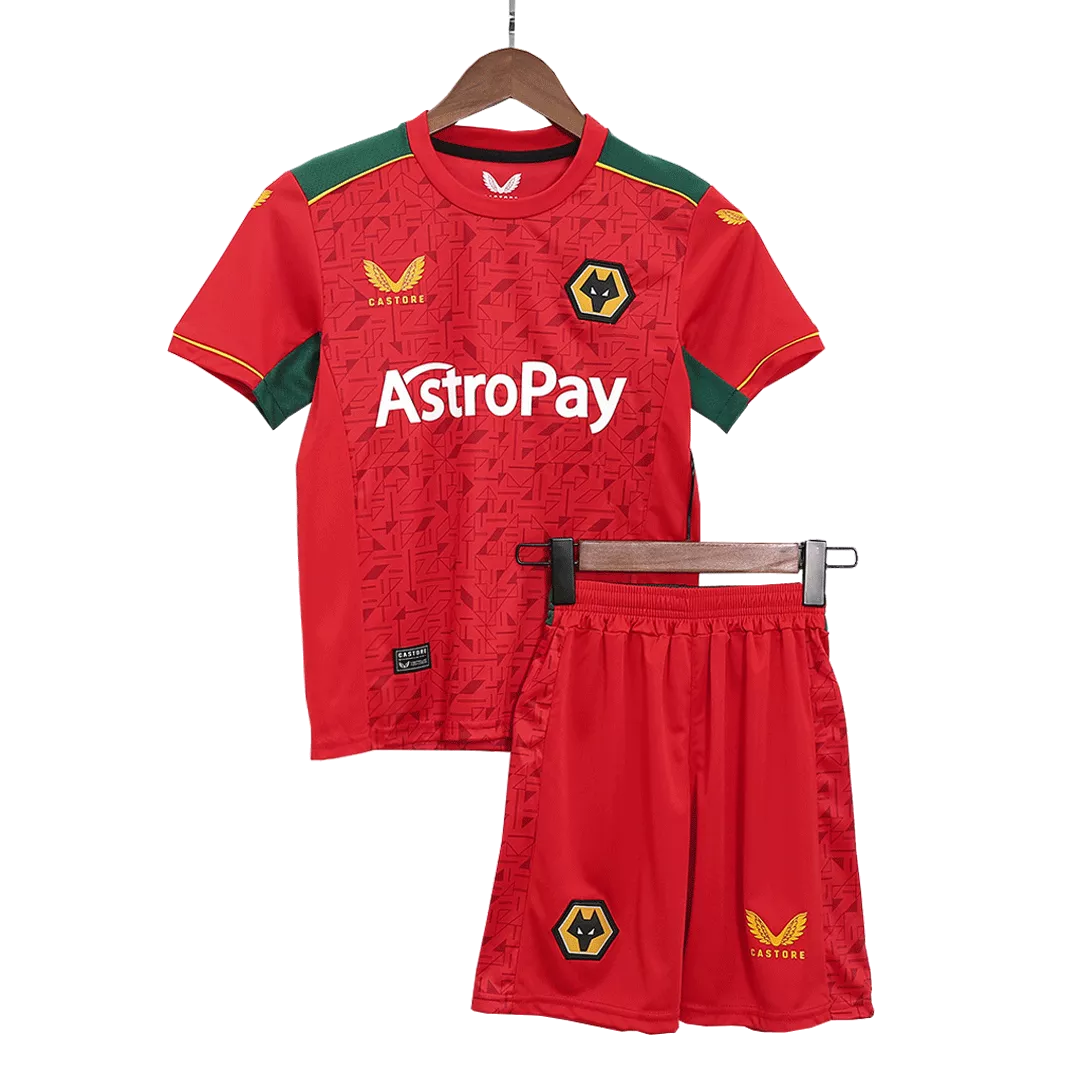 Wolverhampton Wanderers Football Mini Kit (Shirt+Shorts) Away 2023/24