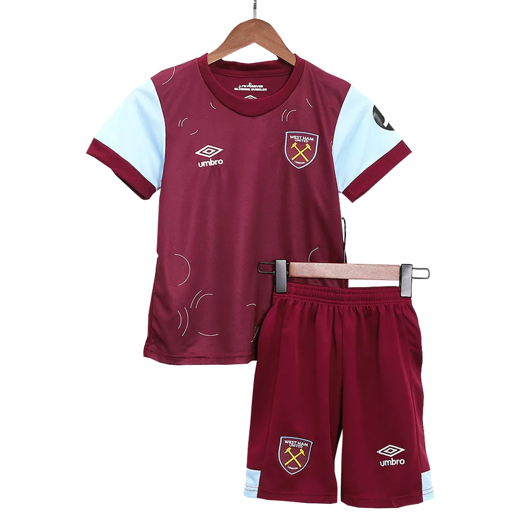 West Ham United Football Mini Kit (Shirt+Shorts) Home 2023/24