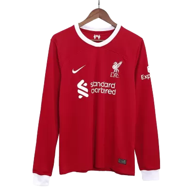 Liverpool Long Sleeve Football Shirt Home 2023/24 - bestfootballkits