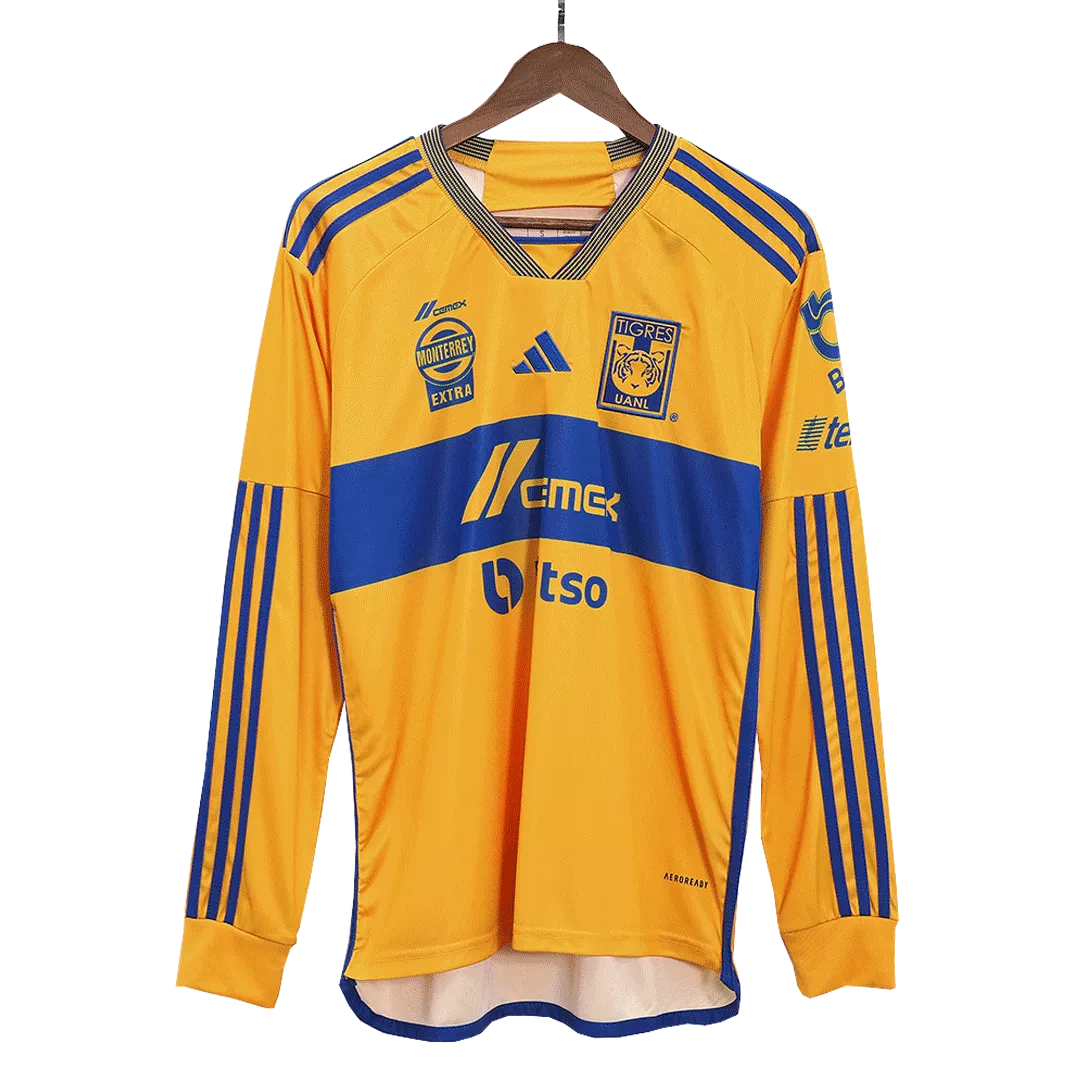 Tigres UANL Long Sleeve Football Shirt Home 2023/24