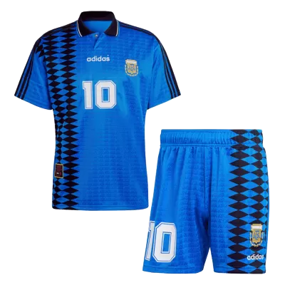 #10 Argentina Classic Football Kit (Shirt+Shorts) Away 1994 - bestfootballkits