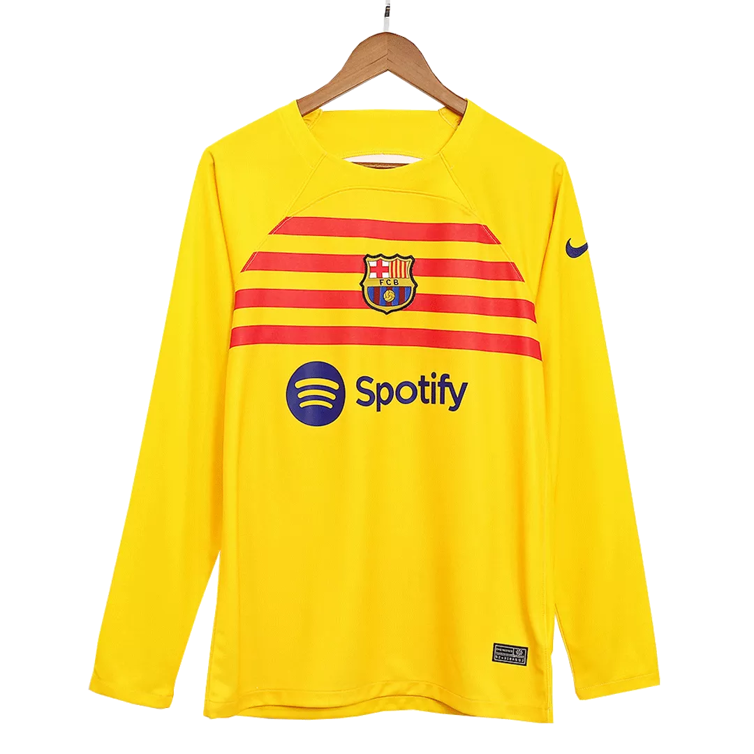 Barcelona Long Sleeve Football Shirt Fourth Away 2022/23