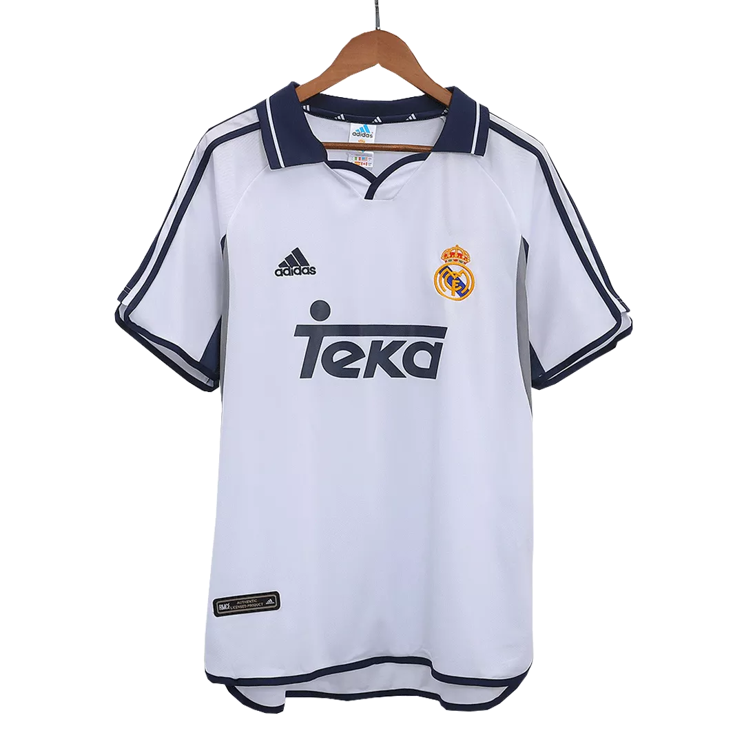Real Madrid Classic Football Shirt Home 2000/01