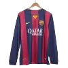 MESSI #10 Retro Barcelona Shirt Home Long Sleeve 2014/15 - bestfootballkits