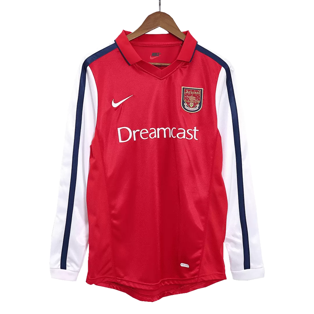 Arsenal Classic Football Shirt Home Long Sleeve 2000/01