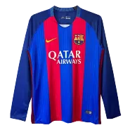 Barcelona Classic Football Shirt Home Long Sleeve 2016/17 - bestfootballkits