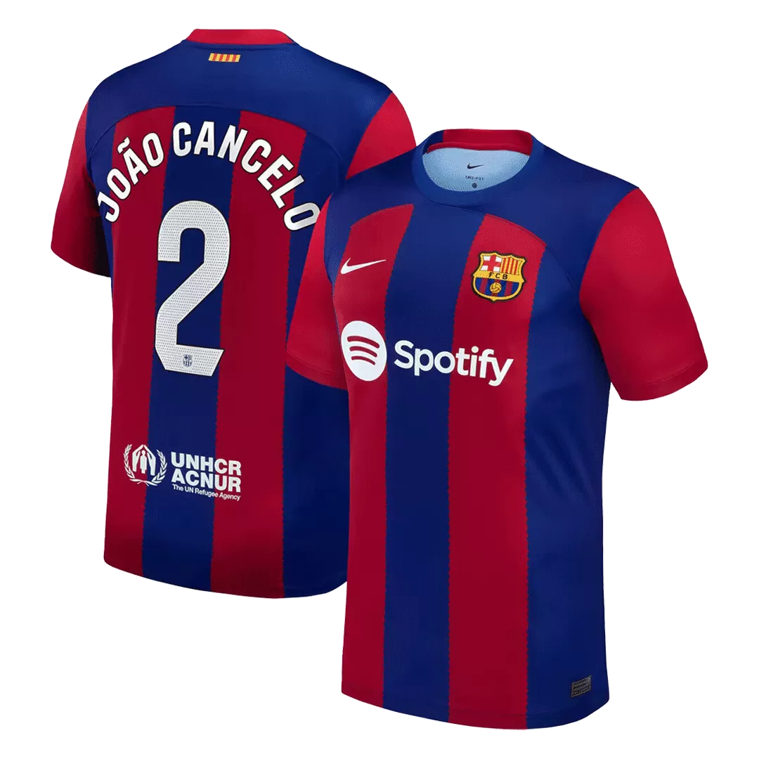 JOÃO CANCELO #2 Barcelona Football Shirt Home 2023/24