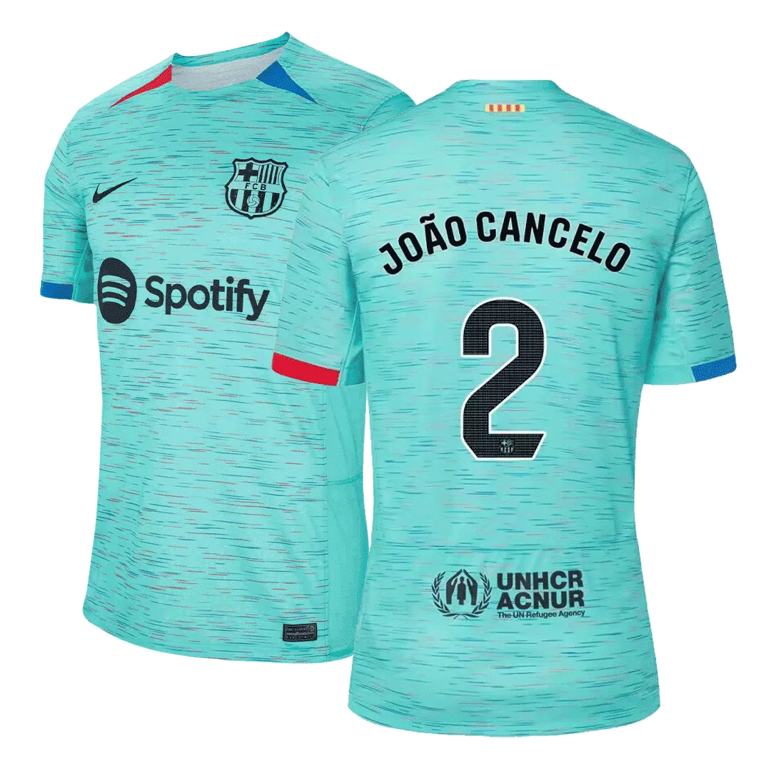 JOÃO CANCELO #2 Barcelona Football Shirt Third Away 2023/24