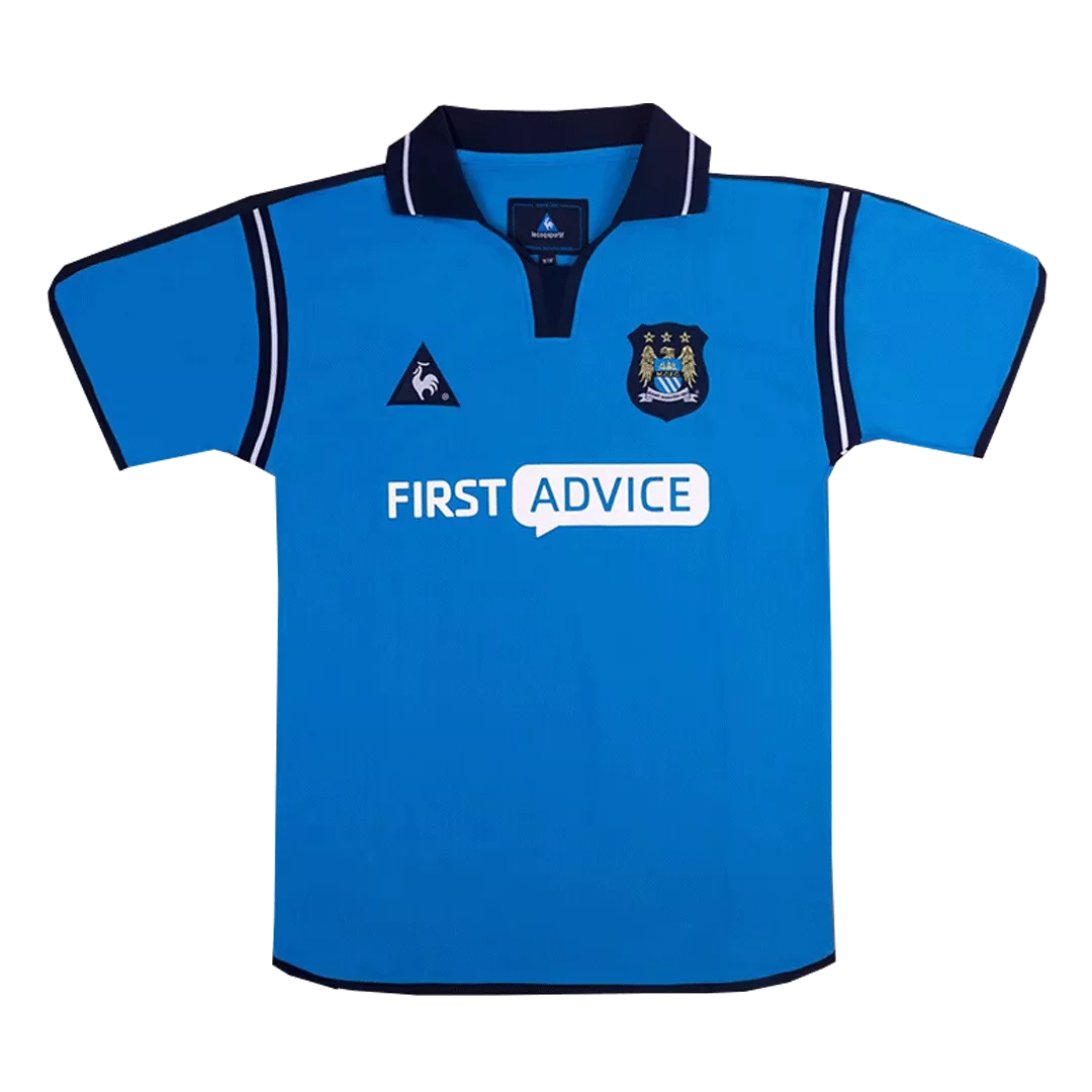 Manchester City Classic Football Shirt Home 2002/03