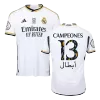 Authentic CAMPEONES #13 Real Madrid Football Shirt Home 2023/24- Campeones Supercopa - bestfootballkits