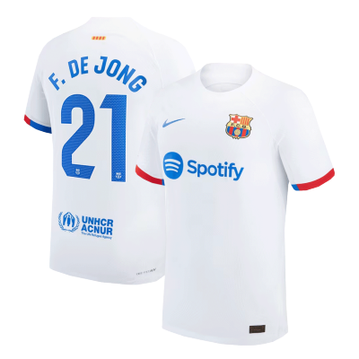 Authentic F. DE JONG #21 Barcelona Football Shirt Away 2023/24 - bestfootballkits