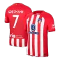 Authentic GRIEZMANN #7 Atletico Madrid Football Shirt Home 2023/24-UCL - bestfootballkits