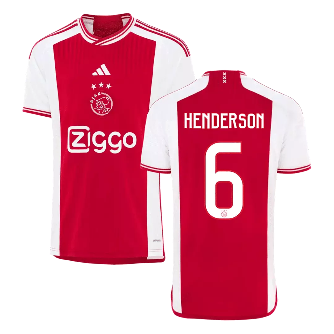 HENDERSON #6 Ajax Football Shirt Home 2023/24