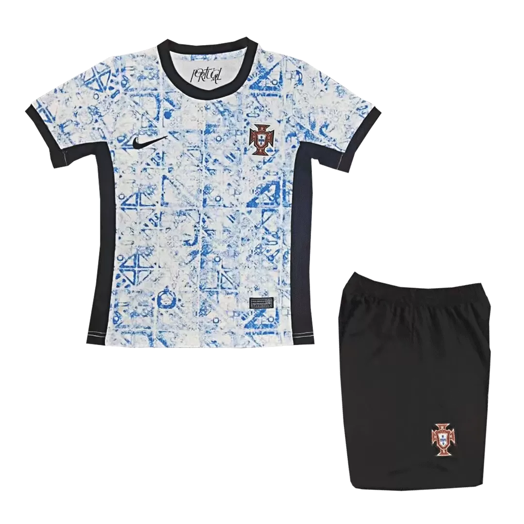 Portugal Football Mini Kit (Shirt+Shorts) Away 2024
