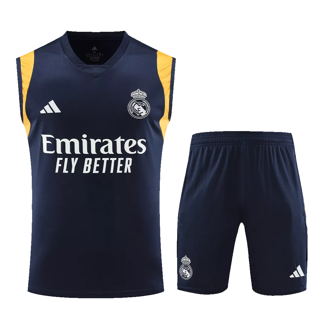 Real Madrid Sleeveless Training Kit (Top+Shorts) 2023/24