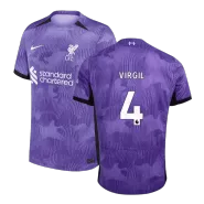 VIRGIL #4 Liverpool Football Shirt Third Away 2023/24 - bestfootballkits