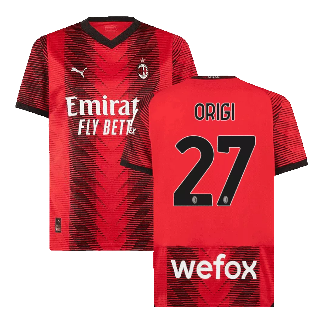 ORIGI #27 AC Milan Football Shirt Home 2023/24
