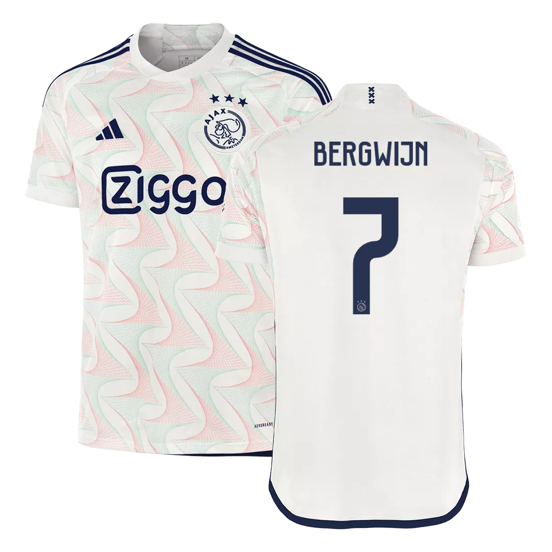 BERGWIJN #7 Ajax Football Shirt Away 2023/24