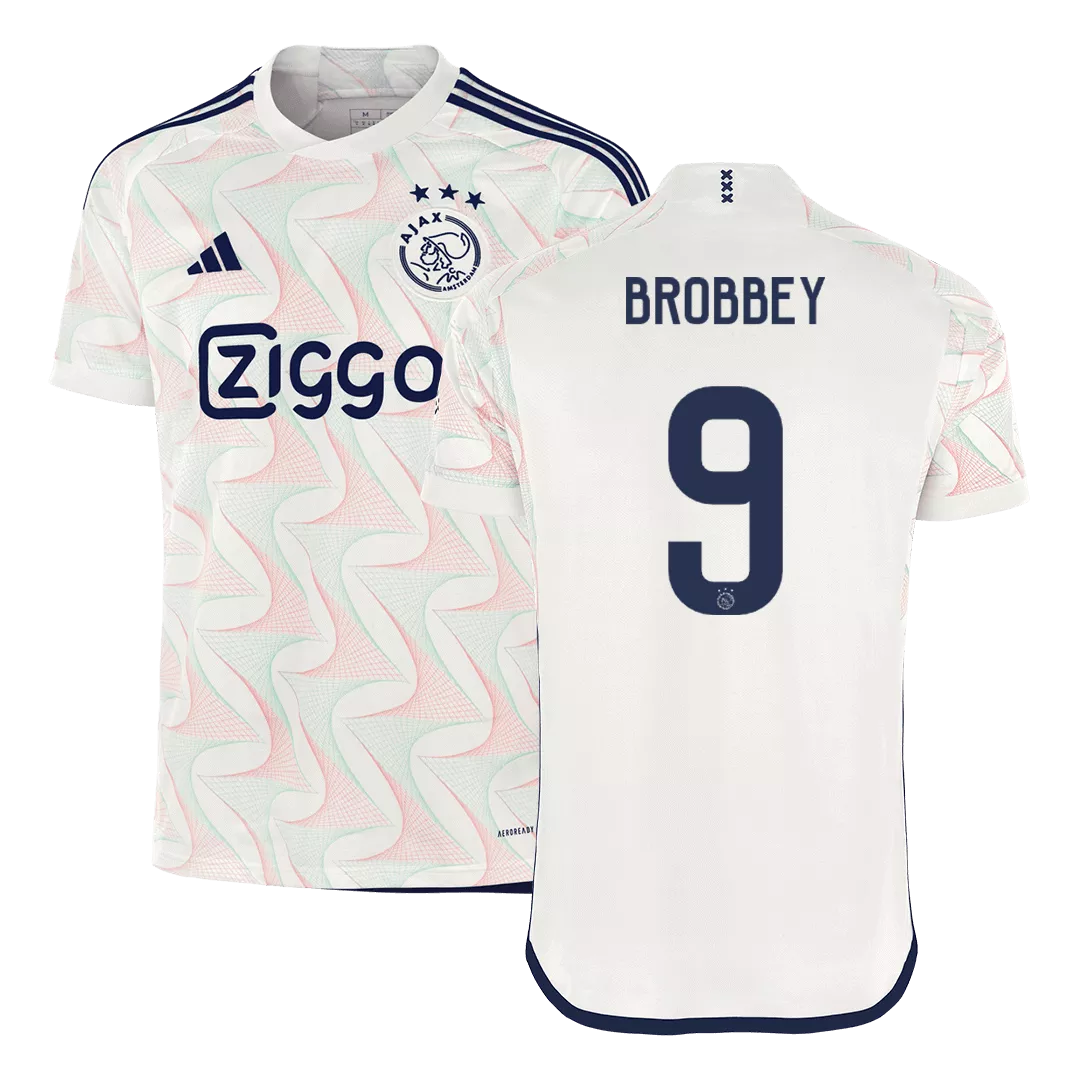 BROBBEY #9 Ajax Football Shirt Away 2023/24