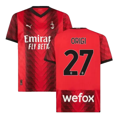 ORIGI #27 AC Milan Football Shirt Home 2023/24 - bestfootballkits