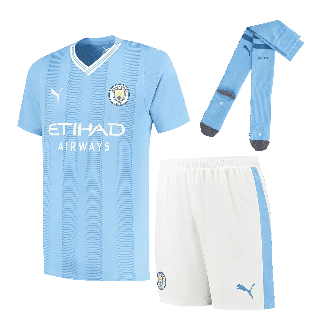 Manchester City Football Kit (Shirt+Shorts+Socks) Home 2023/24