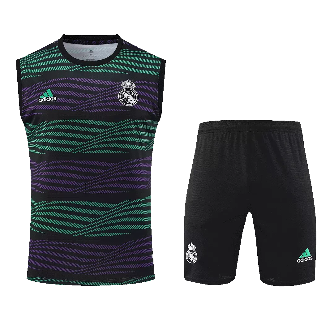 Real Madrid Sleeveless Training Kit (Top+Shorts) 2022/23