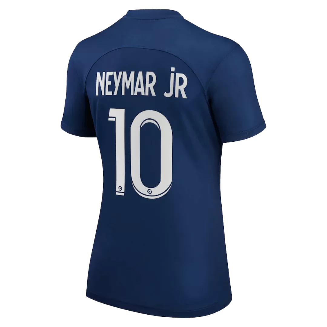 Women's NEYMAR JR #10 PSG Football Shirt Home 2022/23