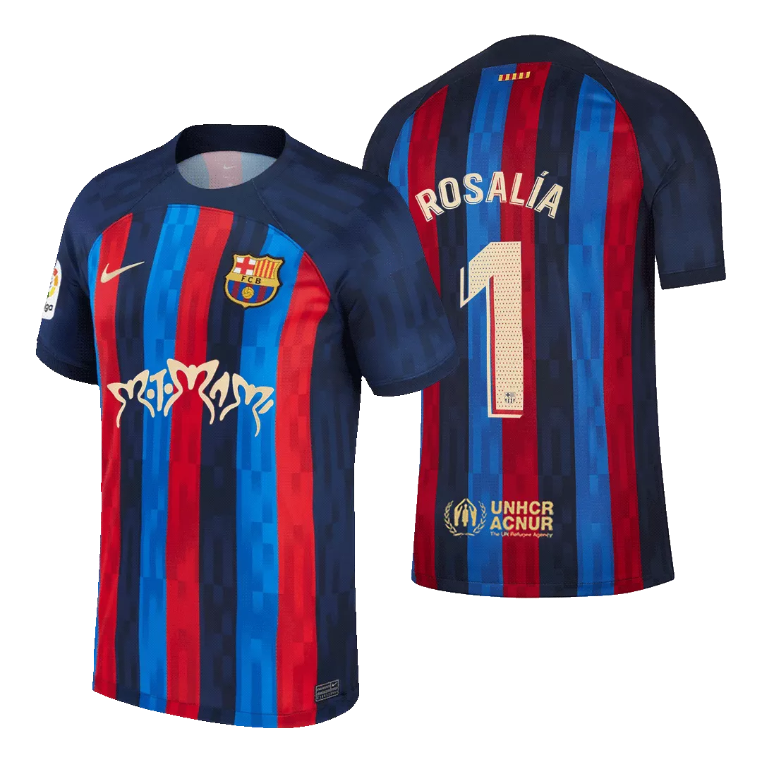 Barcelona ROSALÍA #1 Motomami Limited Edition Football Shirt 2022/23